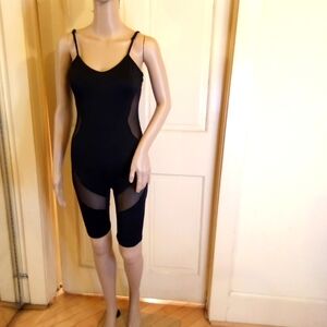 Spandex Jumper /w Sheer Sides/Back/Legs/Size SM